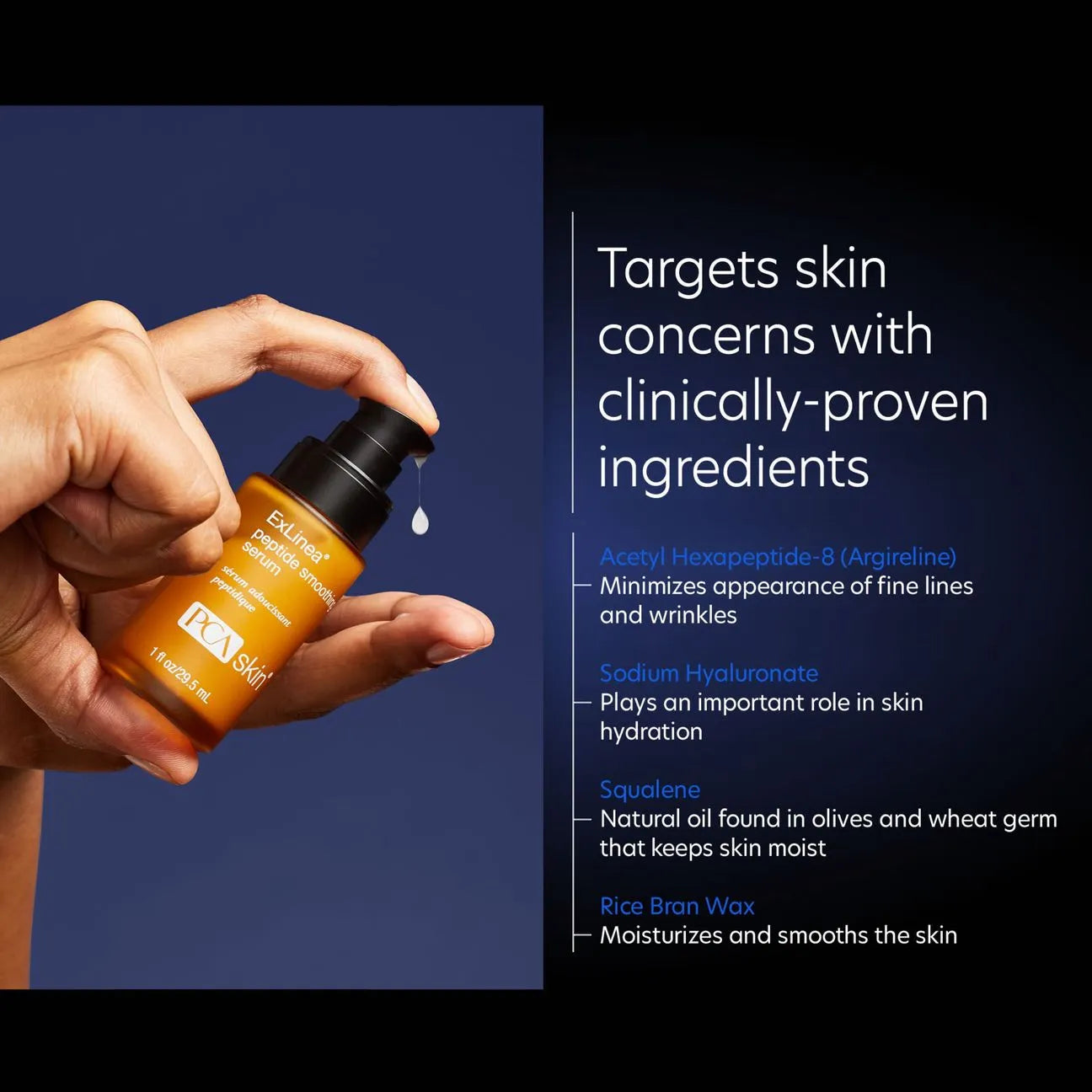 PCA Skin ExLinea Peptide Smoothing Serum 1 oz.