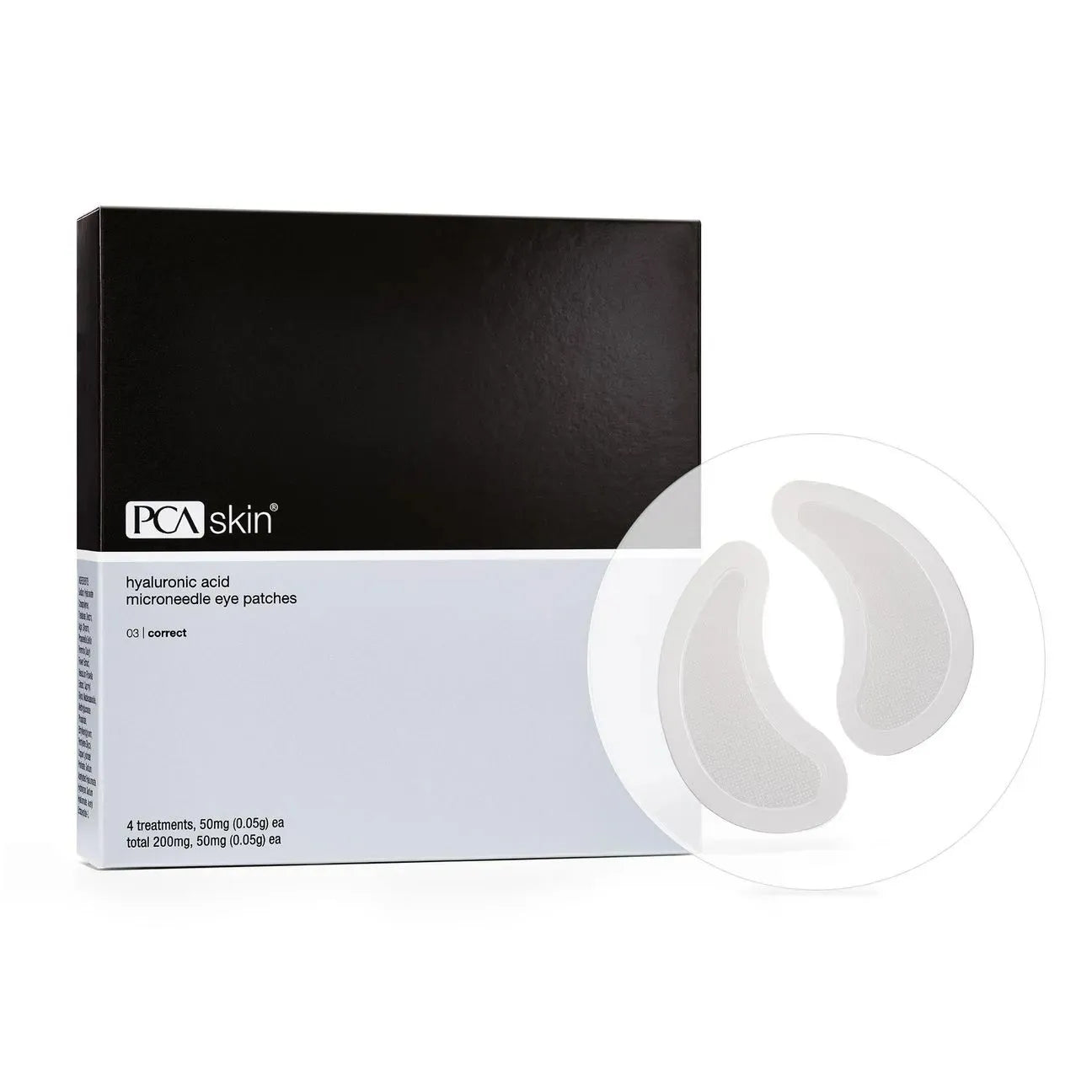 PCA Skin Hyaluronic Acid Microneedle Eye Patches 4 pack